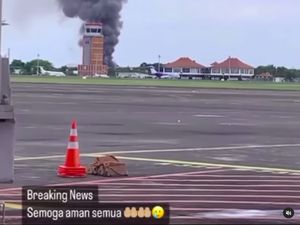 Viral Dugaan Kebakaran Bandara Bali, AP I: Bukan Bandara Viral Dugaan Kebakaran Bandara Bali, AP I: Bukan Bandara