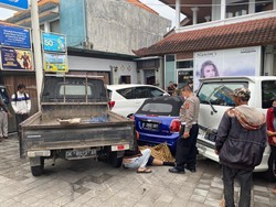 Tragis! Pemotor di Kuta Tewas Ditabrak Pikap