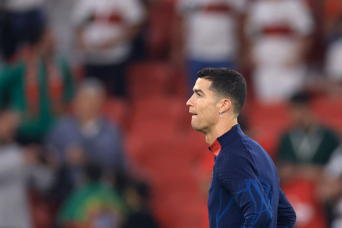 Cristiano Ronaldo saat ini belum bergabung dengan klub manapun. Foto: Getty Images/Buda Mendes