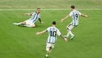 Gol Messi-Di Maria Bawa Argentina Ungguli Prancis di Babak Pertama
