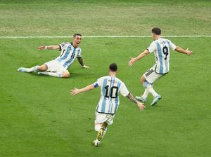 Statistik Babak Pertama Argentina Vs Prancis 2-0: Messi Cs Mendominasi Laga