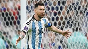 Gol Messi-Di Maria Bawa Argentina Ungguli Prancis di Babak Pertama
