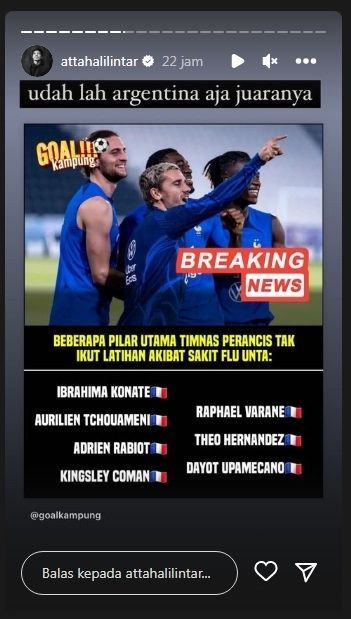 Instagram Stories Atta Halilintar