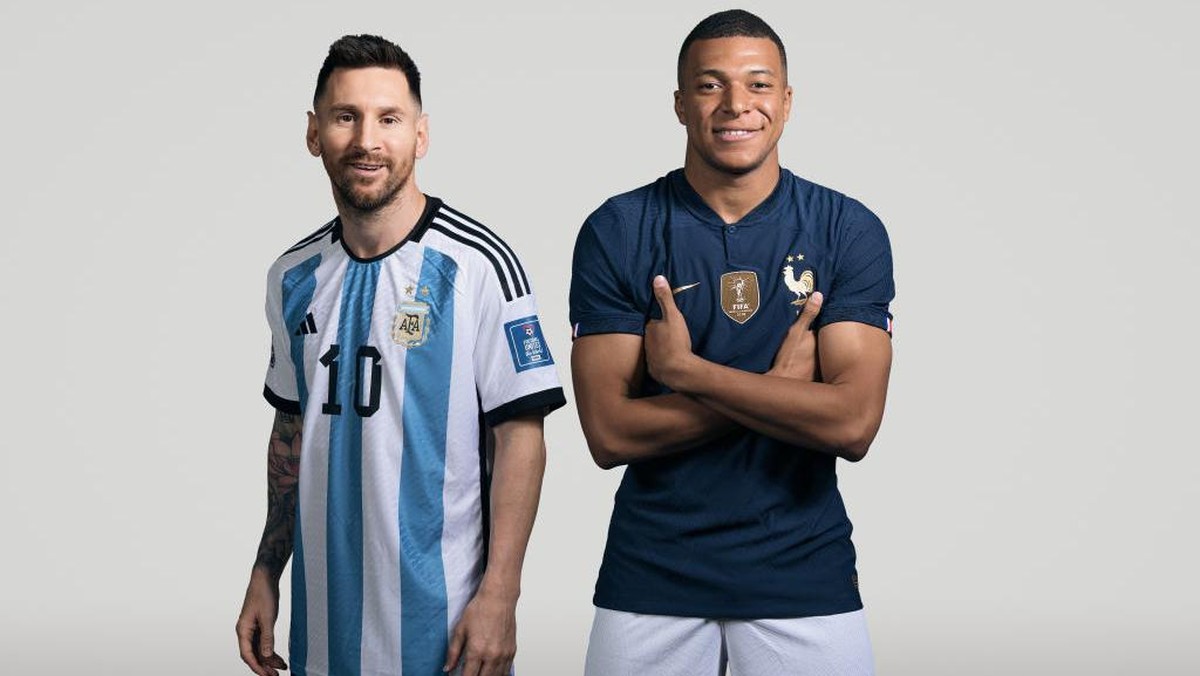 Lionel Messi dan Kylian Mbappe akan jadi sorotan di laga Argentina vs Prancis di final Piala Dunia 2022 (Foto: FIFA via Getty Images/FIFA)