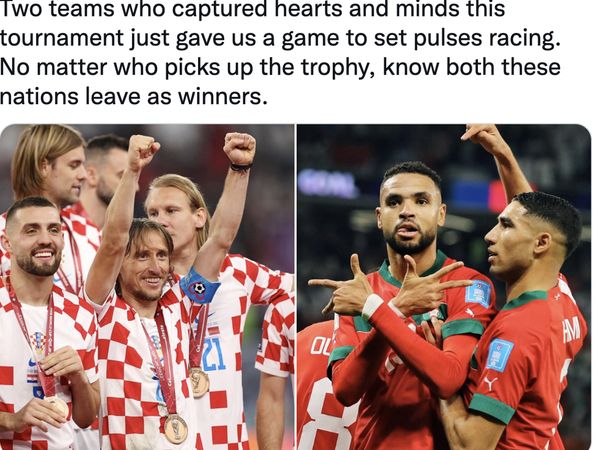 Hebat Maroko, Selamat Kroasia!