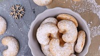 Resep Kue Almond Bulan Sabit Khas Jerman yang Gurih Lumer di Mulut