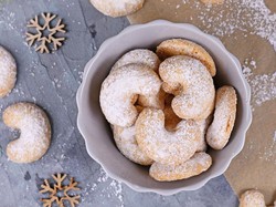 Resep Kue Almond Bulan Sabit Khas Jerman yang Gurih Lumer di Mulut