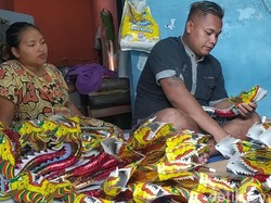 Berkah Pandemi Berakhir, Pesanan Terompet Warga Jombang Naik Drastis