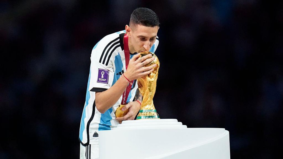 Angel Di Maria mencetak gol dalam empat final bersama Argentina (Foto: Getty Images/Quality Sport Images)