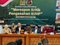 PPP Sebut KUHP Baru Dibuat Selaras dengan Budaya Indonesia