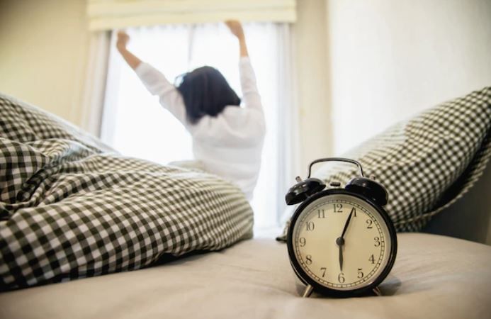 Bangun tidur pagi hari
