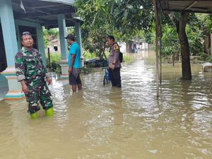Sungai Kaliombo Meluap, Desa Ketitang Wetan Pati Kebanjiran Lagi