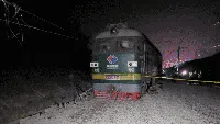 Begini Wujud Kereta Teknis yang Kecelakaan di Proyek KCJB