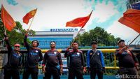 Hari Migran Internasional, Partai Buruh Demo di Depan Kemnaker