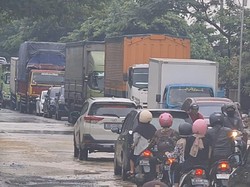 Awas Lur, Lagi-lagi Jalur Pantura Pati-Rembang Banjir Pagi Ini