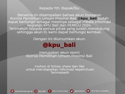 3 Pekan Diretas Hacker, Akun Instagram KPU Bali Sudah Pulih