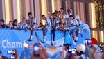 Potret Parade Kemenangan Argentina di Qatar