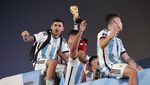 Potret Parade Kemenangan Argentina di Qatar