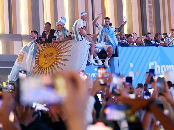 Potret Parade Kemenangan Argentina di Qatar