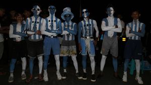 Potret Suporter Fanatik Timnas Argentina di Ternate