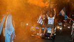 Potret Suporter Fanatik Timnas Argentina di Ternate