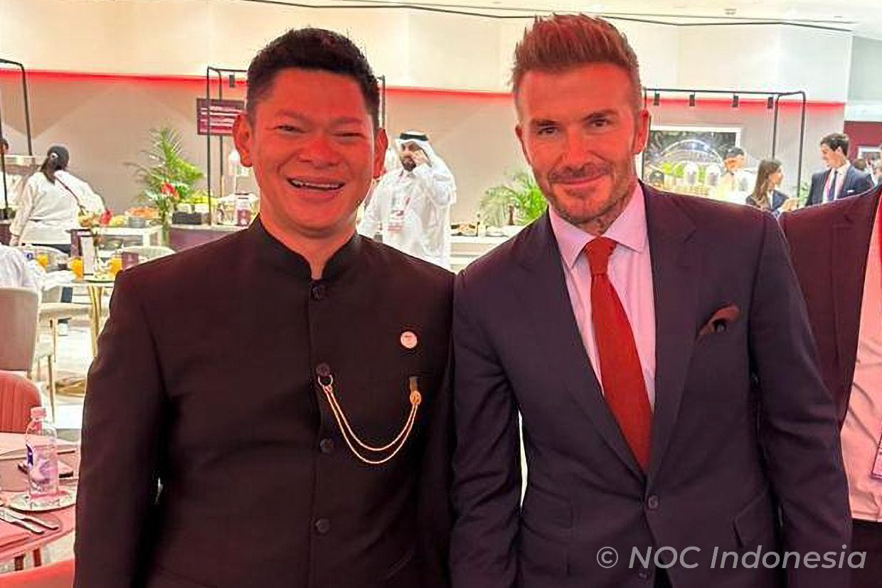 Raja Sapta Oktohari, David Beckham, Cruz Beckham