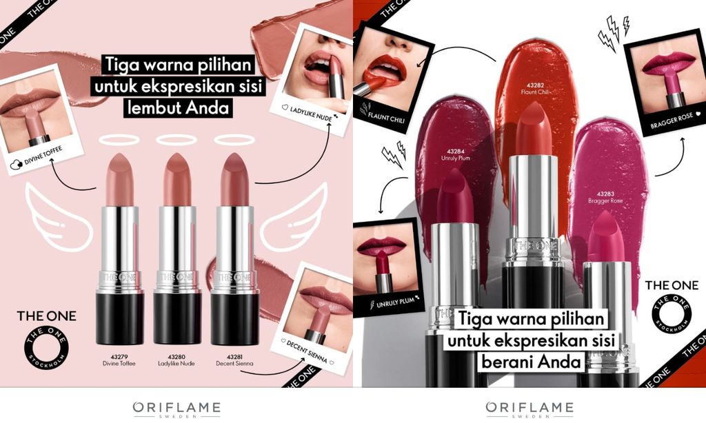 Rangkaian Lipstick Terbaru dari Oriflame