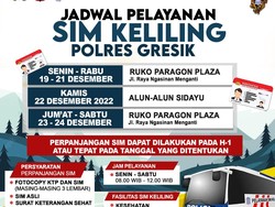 Simak Jadwal SIM Keliling Gresik hingga 24 Desember 2022