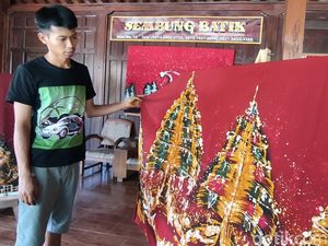 Batik Motif Natal Bikinan Perajin Kulon Progo Jadi Buruan