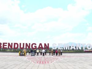 Potret Megahnya Bendungan Semantok Nganjuk yang Diresmikan Jokowi