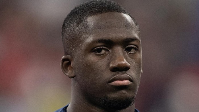 AL KHOR, QATAR - DECEMBER 14: Ibrahima Konate of France during the FIFA World Cup Qatar 2022 semi final match between France and Morocco at Al Bayt Stadium on December 14, 2022 in Al Khor, Qatar. (Photo by Visionhaus/Getty Images)