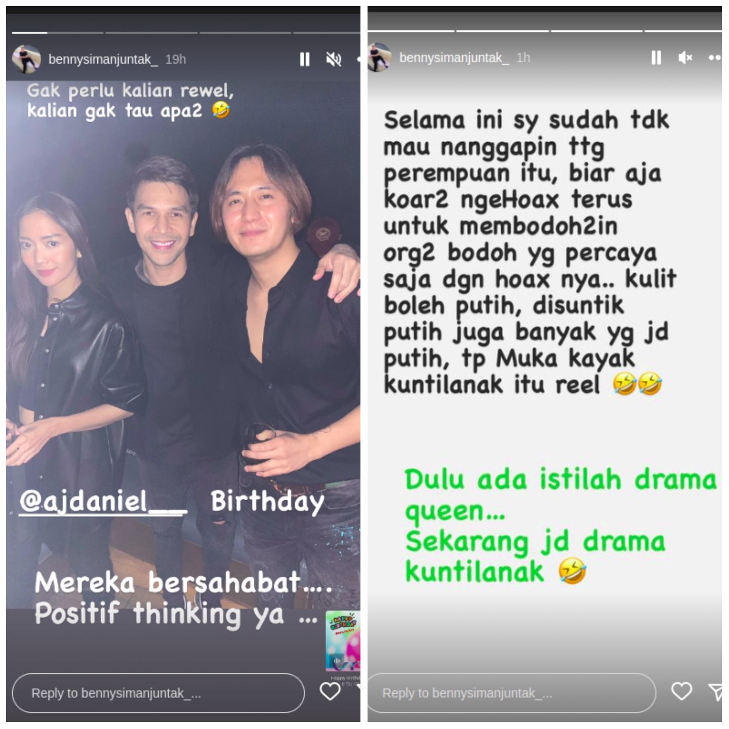 Unggahan Benny Simanjuntak