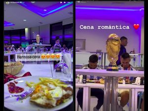 Lionel Messi dan Tim Argentina Makan Malam Rayakan Juara Piala Dunia 2022