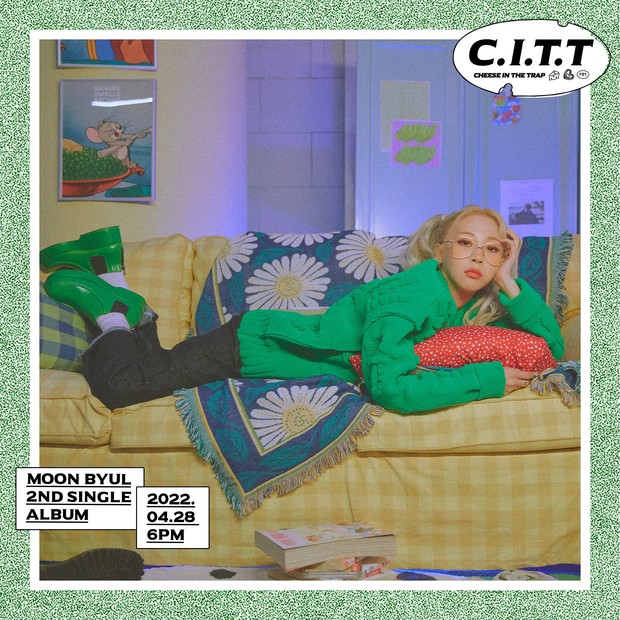 Moonbyul dalam album C.I.T.T (Cheese In The Trap)/Foto: soompi.com Moonbyul dalam album C.I.T.T (Cheese In The Trap)