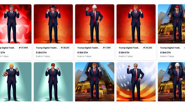 Deretan NFT Donald Trump yang Dituduh Modal Nyolong dan Photoshop