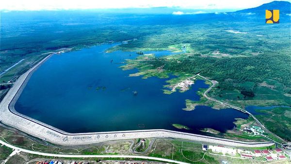 Penampakan Bendungan ke-30 yang Diresmikan Jokowi