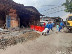 Got Antibanjir Pondok Bambu Ini Masih 65%, Pengerjaan Digas Agar Tuntas