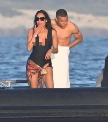 Potret Diduga Mbappe dan Ines Rau