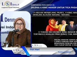 4 King Maker Pilpres versi LSI Denny JA: Mega, Prabowo hingga Paloh
