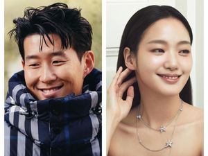 Agensi Bantah Kim Go Eun Pacaran dengan Son Heung Min Agensi Bantah Kim Go Eun Pacaran dengan Son Heung Min