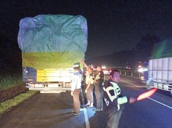 Hendak Perbaiki Ban Bocor, Sopir Truk Tewas Tertabrak di Tol Cipali