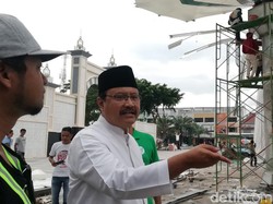 Payung Madinah Rusak saat Pengerjaan, Gus Ipul: Tanggung Jawab Kontraktor