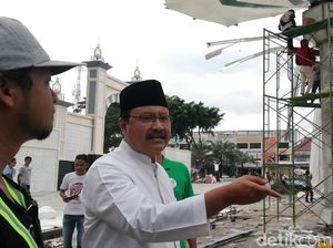 Payung Madinah Rusak saat Pengerjaan, Gus Ipul: Tanggung Jawab Kontraktor Payung Madinah Rusak saat Pengerjaan, Gus Ipul: Tanggung Jawab Kontraktor