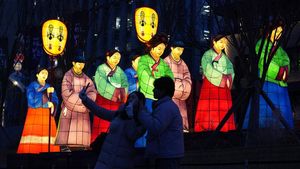Warna-warni Lampion di Festival Lentera Seoul Korsel