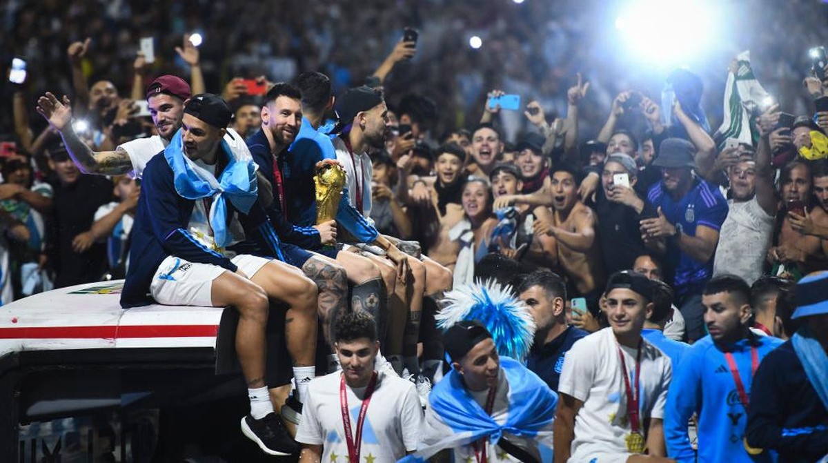 Parade juara Argentina (Foto: Getty Images/Rodrigo Valle)