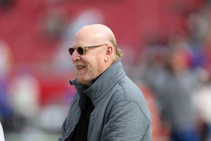 Football: NFL Playoffs: Tampa Bay Buccaneers owner Avram Glazer before game vs Los Angeles Rams at Raymond James Stadium. Tampa, FL 1/23/2022 CREDIT: Simon Bruty (Photo by Simon Bruty/Sports Illustrated via Getty Images) (Set Number: X163913 TK1)