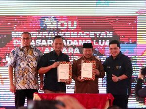 Erick Thohir-Andre Rosiade Saksikan MoU Pemkab Agam-KAI, Diyakini Atasi Macet