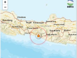 Gempa Darat M 2,2 Goyang Purworejo