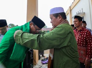 Sowan ke Ponpes Al-Islam Kemuja, Mardiono Minta Dukungan agar Tembus DPR