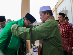 Sowan ke Ponpes Al-Islam Kemuja, Mardiono Minta Dukungan agar Tembus DPR